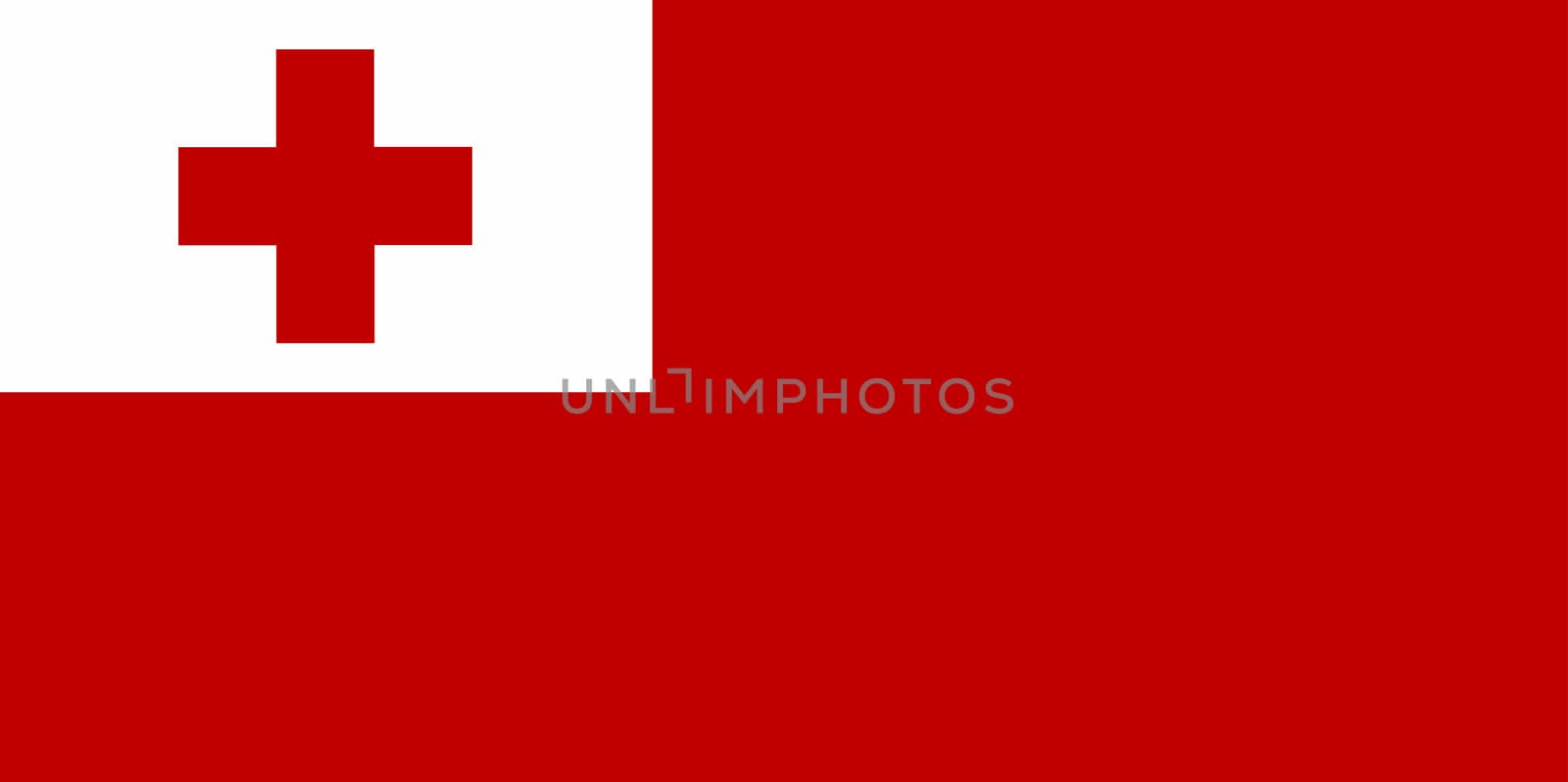 Tonga National Flag by Bigalbaloo