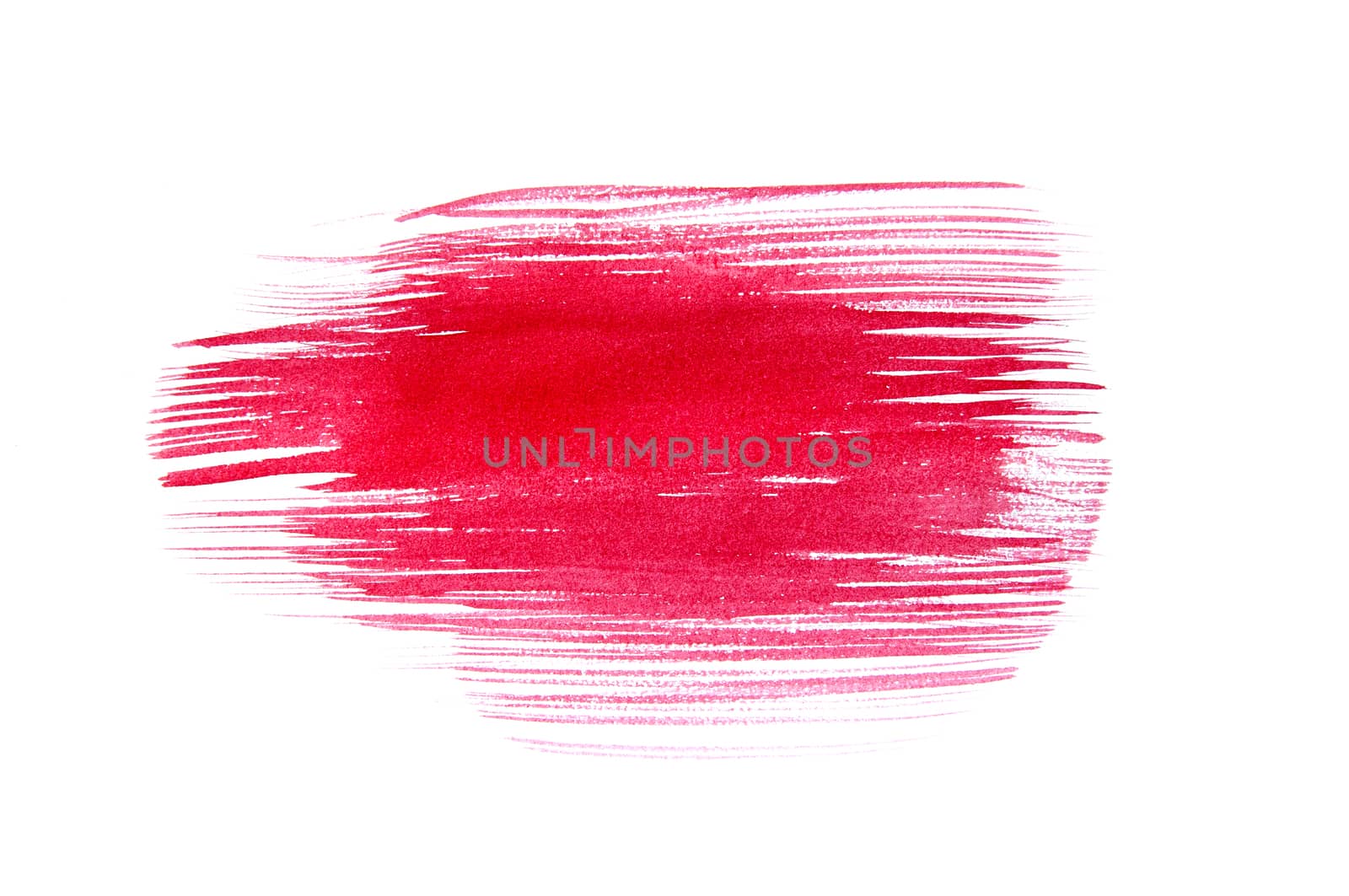 pattern of watercolor brush stroke isolated on white