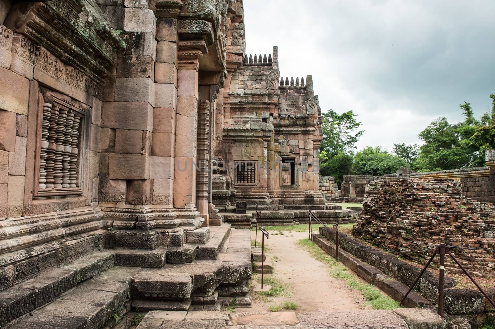 Wat Khao Phanom Rung Castle History Landmark of Buriram Province, Thailand