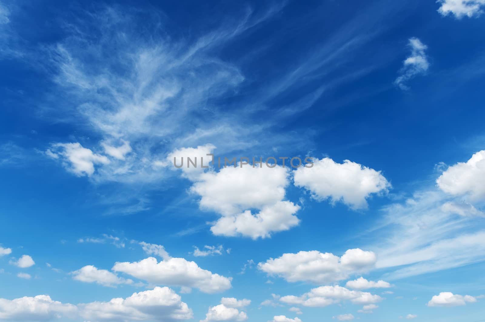 clouds and blue sky landscape