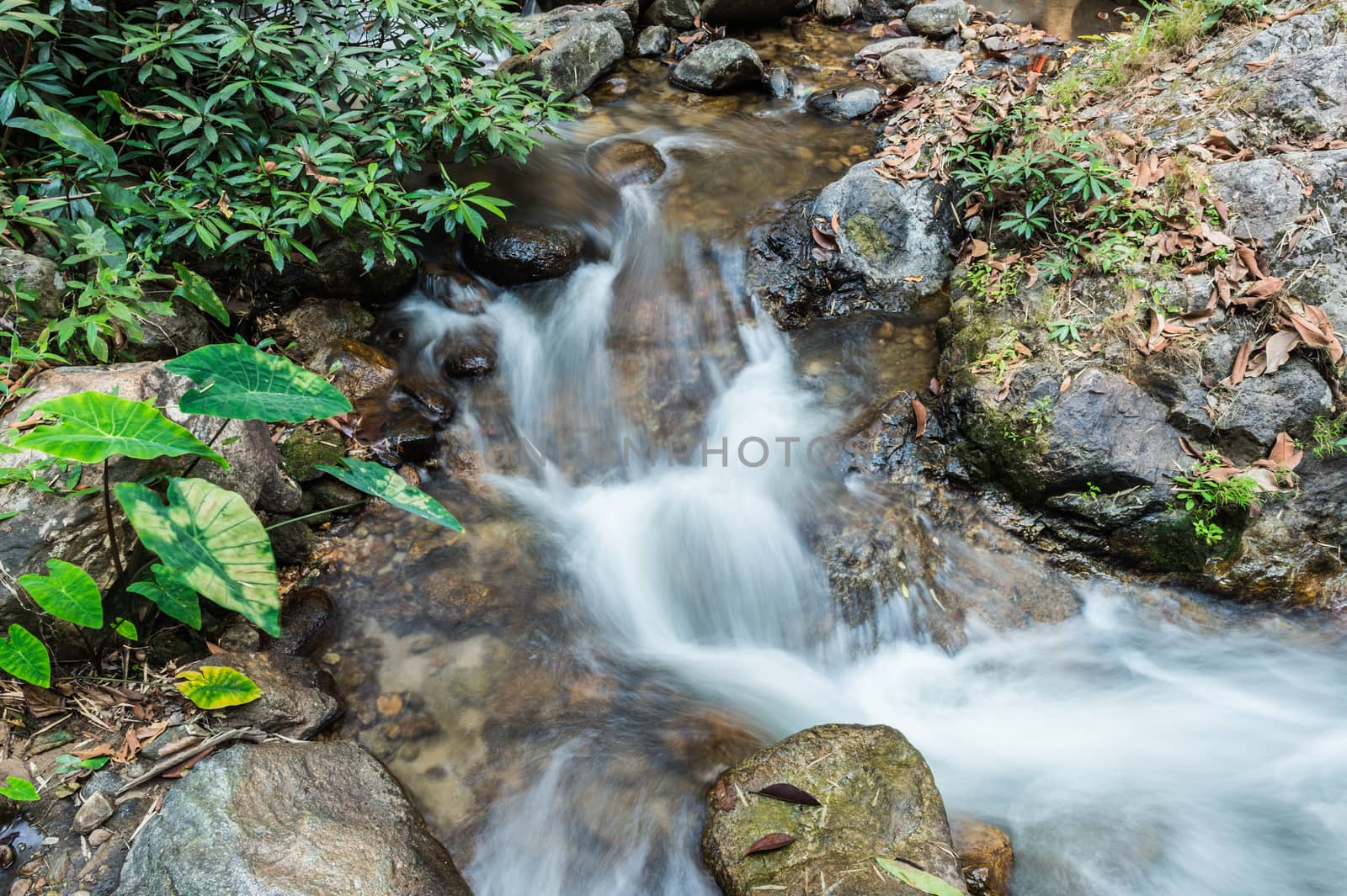 Chaeson waterfall natural park of Lampang province, Thailand by sayhmog