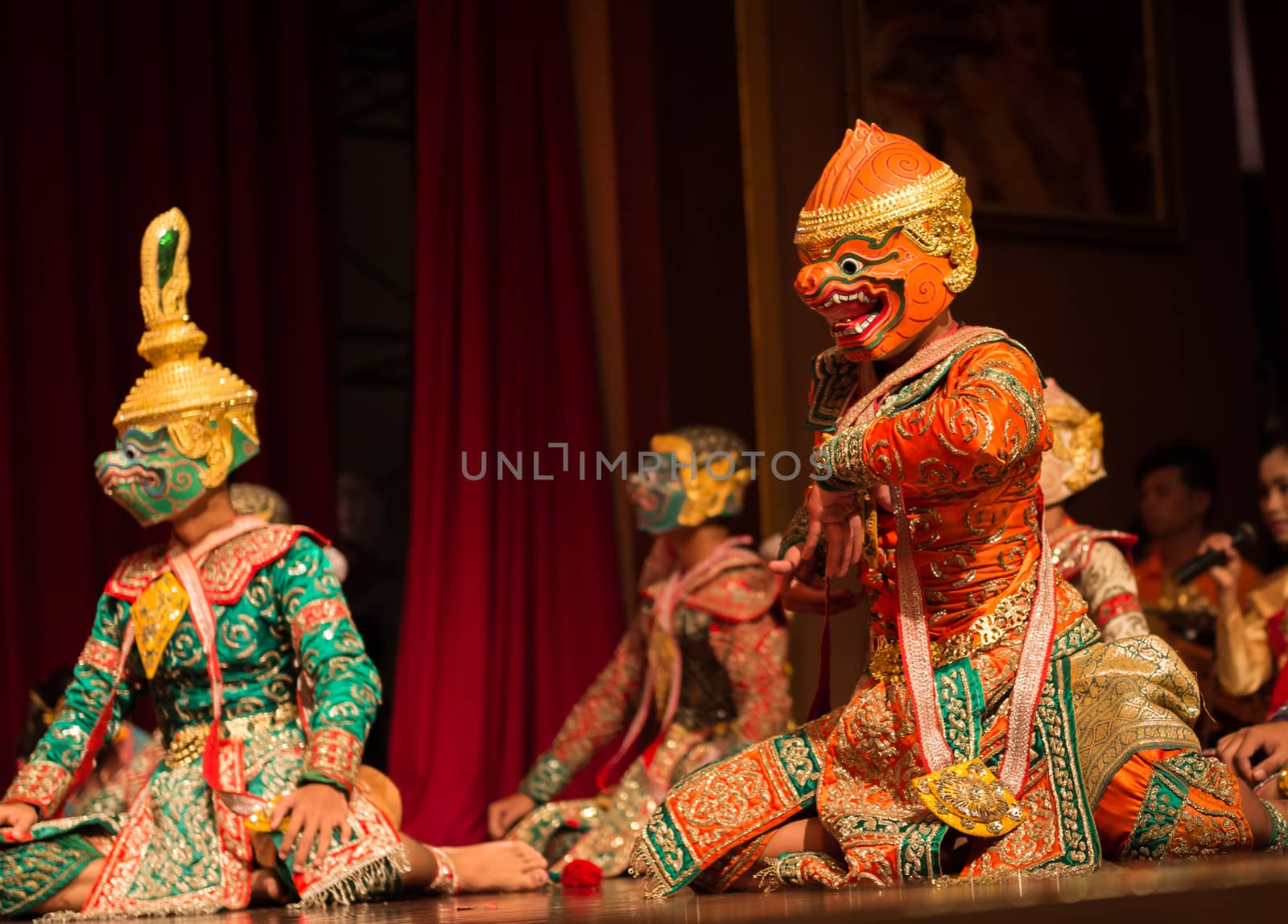 Khon, traditional dance drama art from Thailand