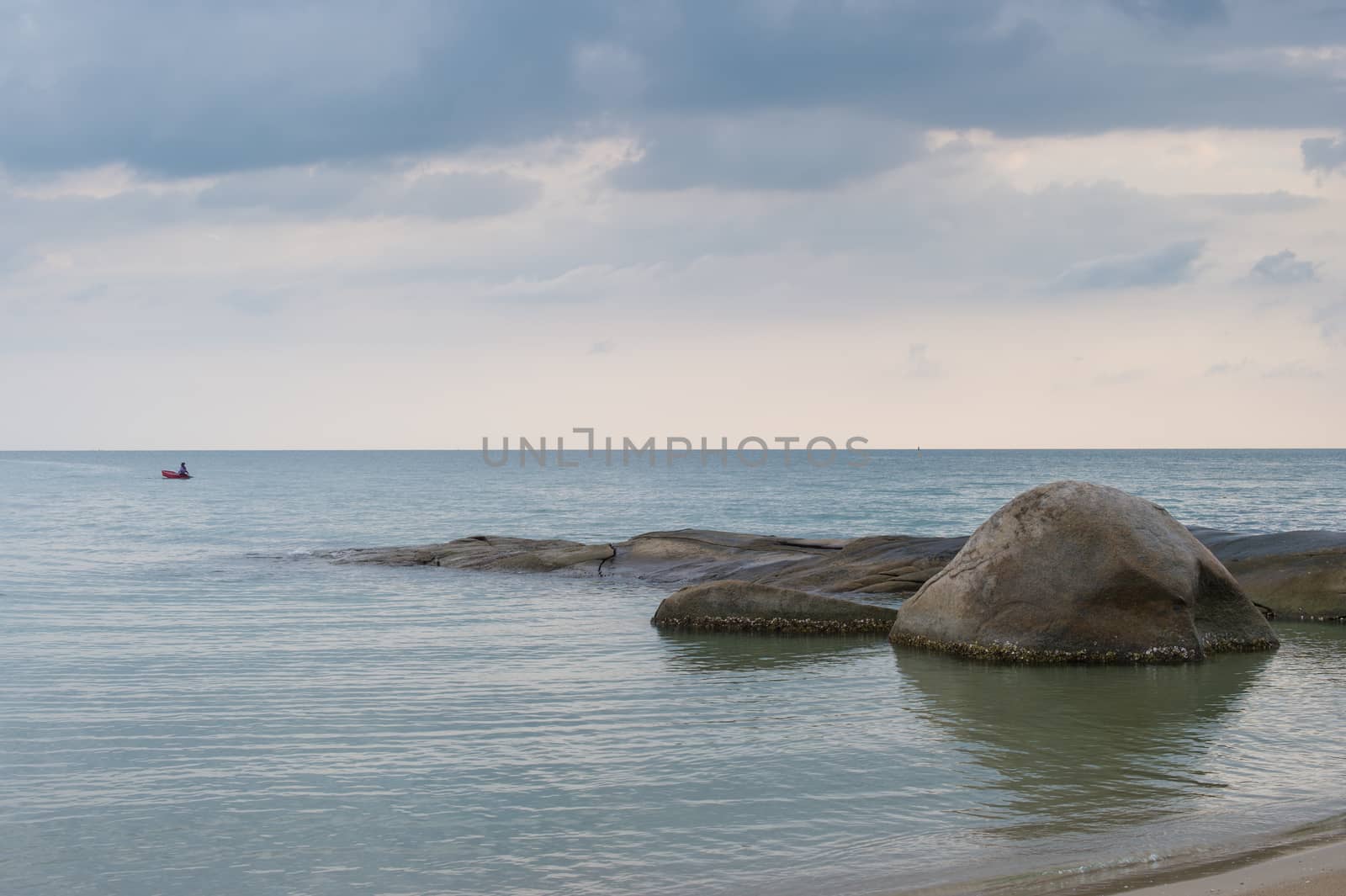 Beach and sea landscape, rayong province, Thailand