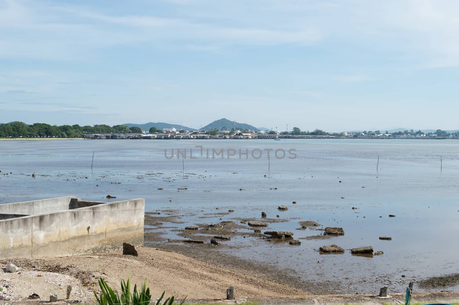 Beach and sea landscape, rayong province, Thailand