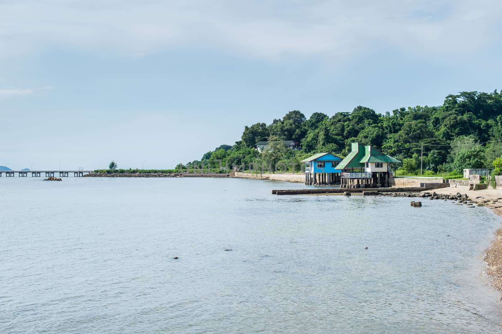 Sea and home stay landscape