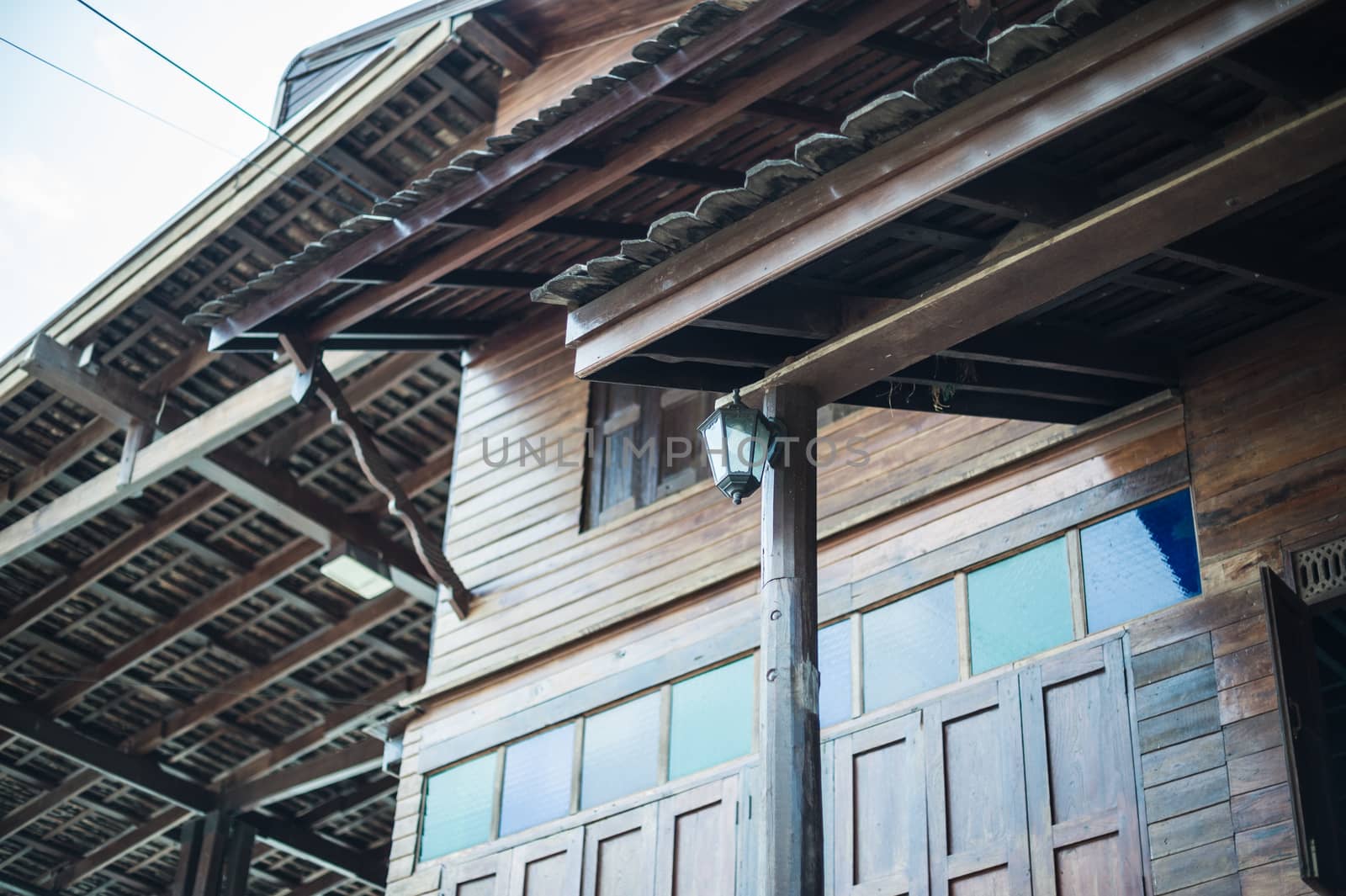 closeup detail of vintage architecture design.