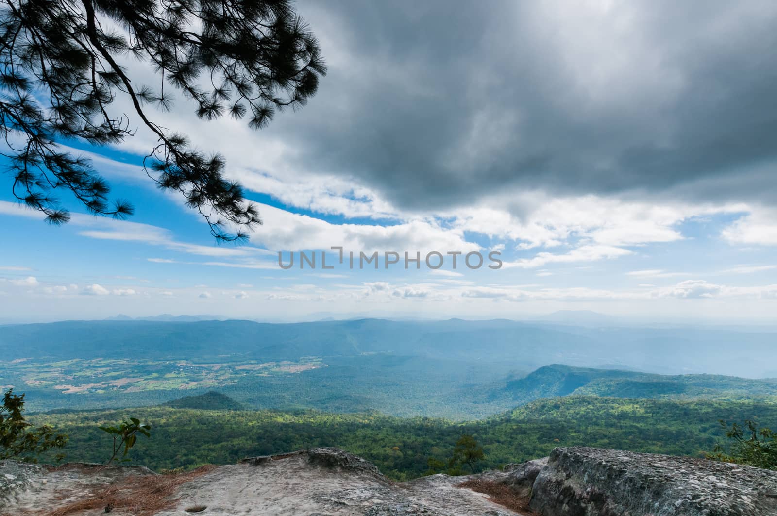 Landscape of Phu Kradueng National Park