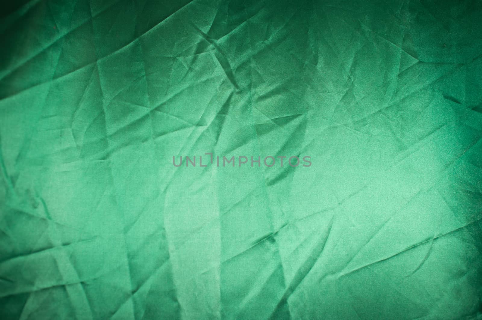 pattern background of green fabric