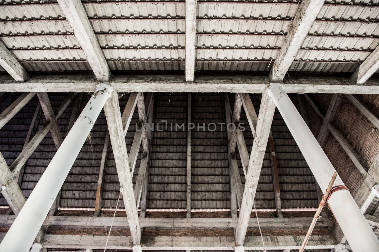 Construction detail of temple roof design by sayhmog