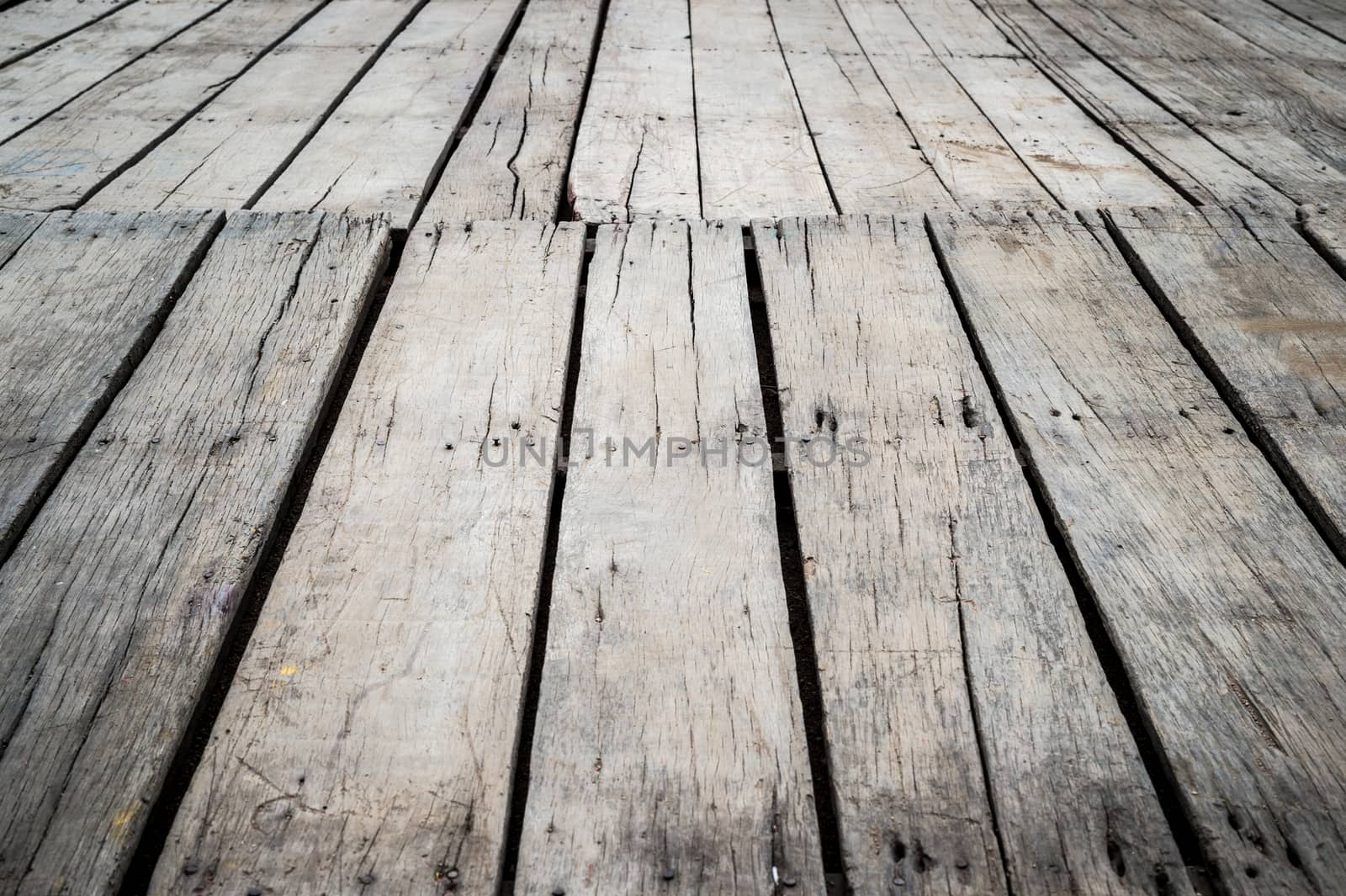 Pattern background of grunge wood plank