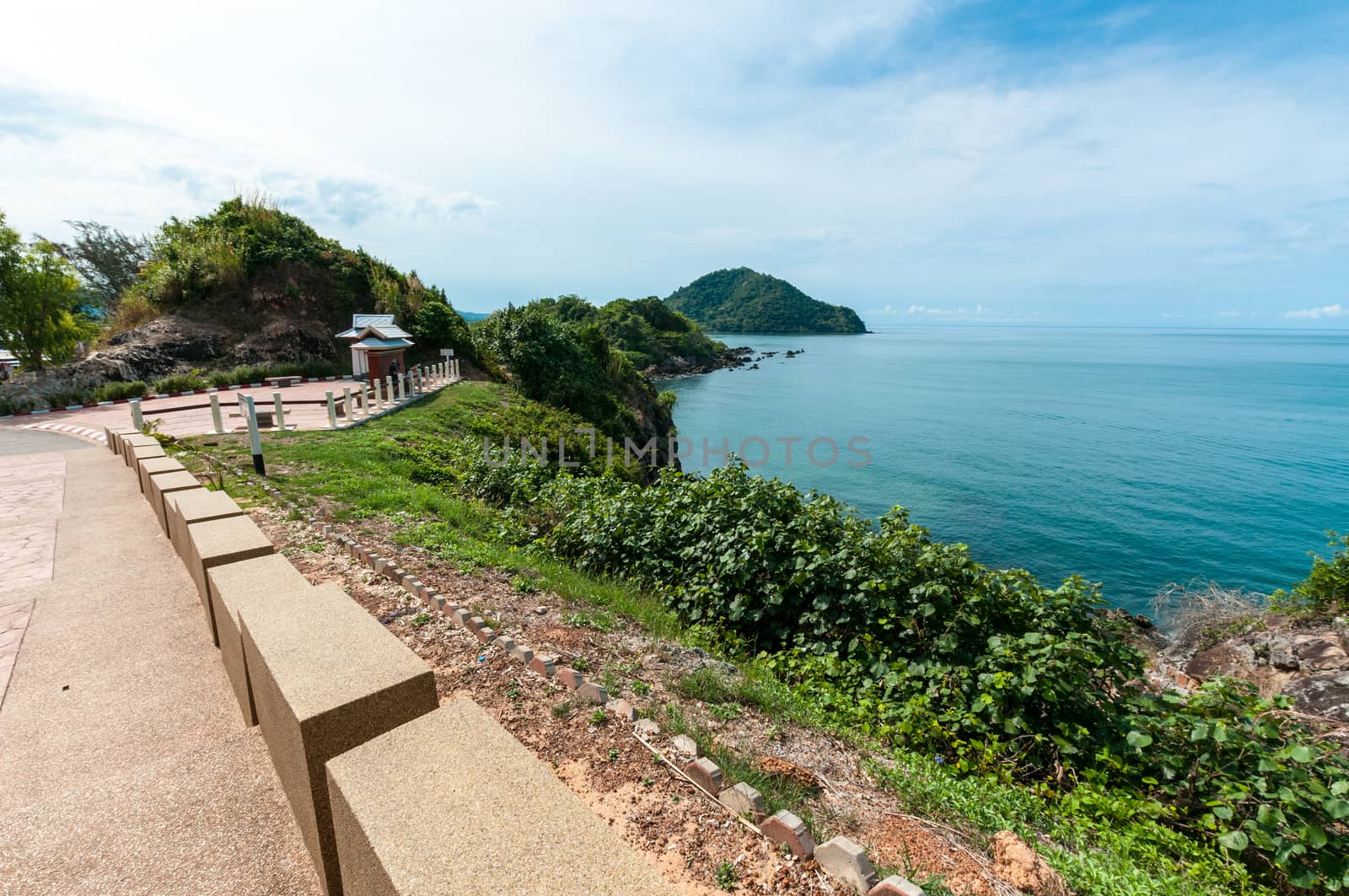 Landscape of ocean with Nang Phaya hill scenic point by sayhmog