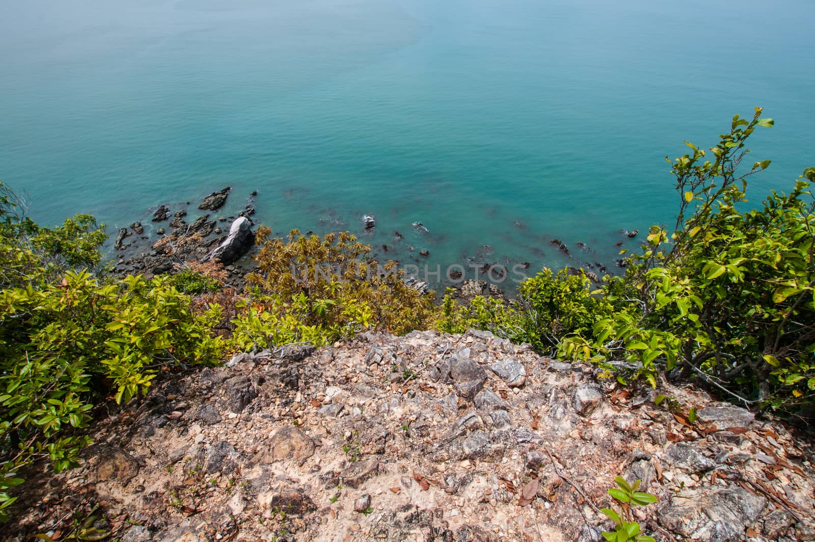 Ocean Landscape of Laem Sing hill scenic point by sayhmog