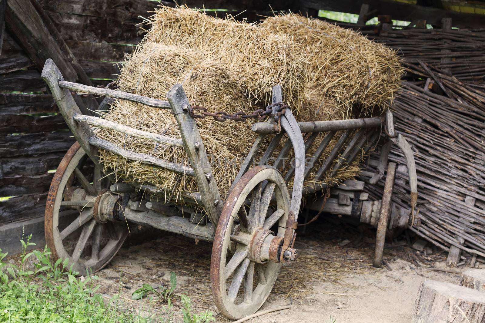 Old Wood Cariage by orcearo