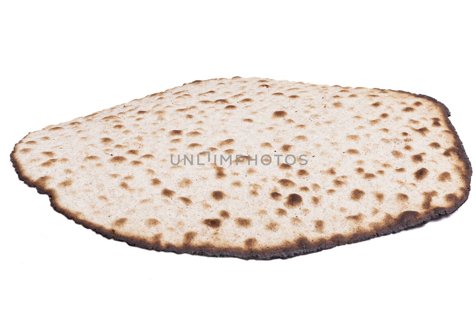Round Matza Isolated by orcearo