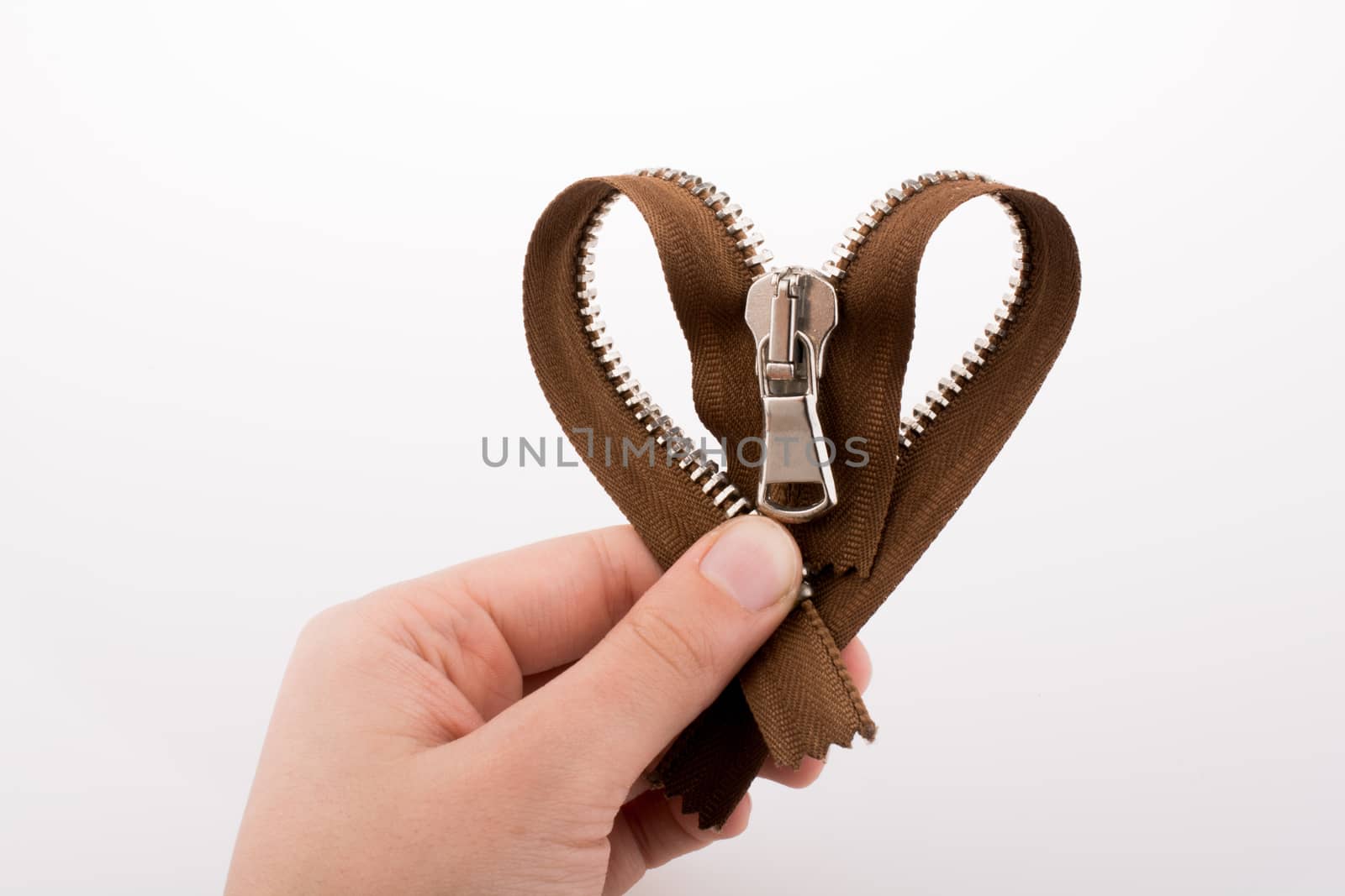 Zipper in the shape of a heart by berkay