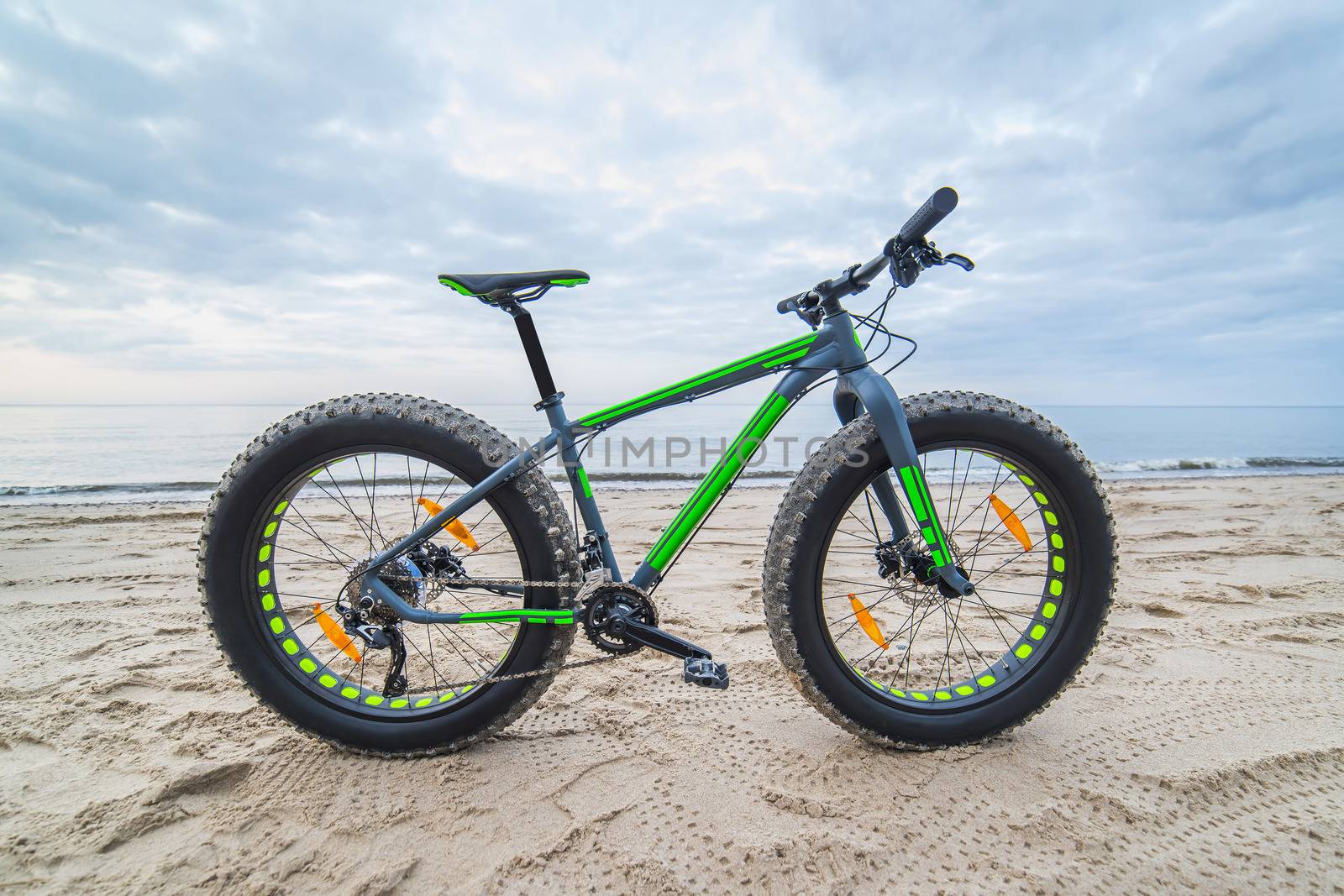 Fat bike on beach by furzyk73