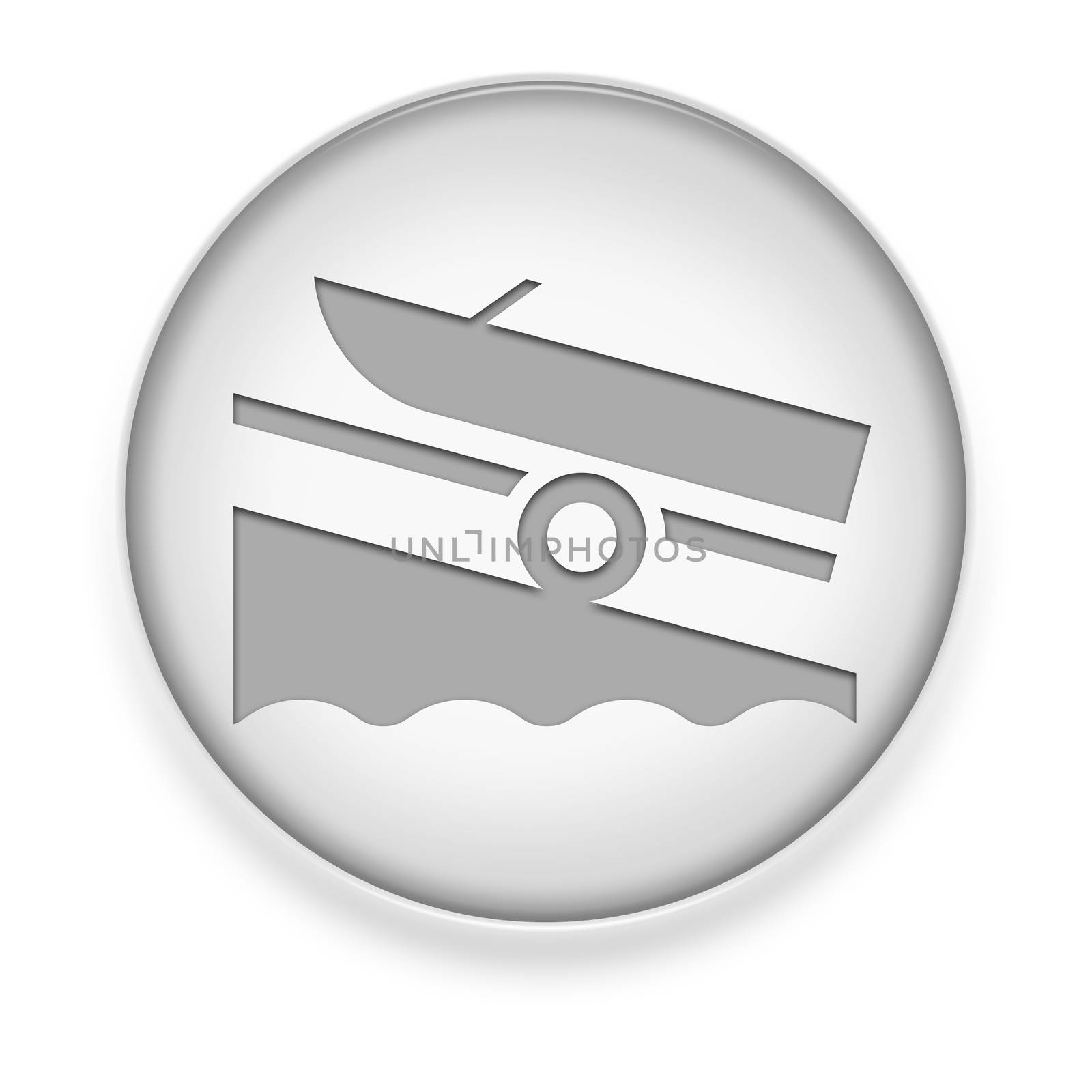 Icon, Button, Pictogram Boat Ramp by mindscanner