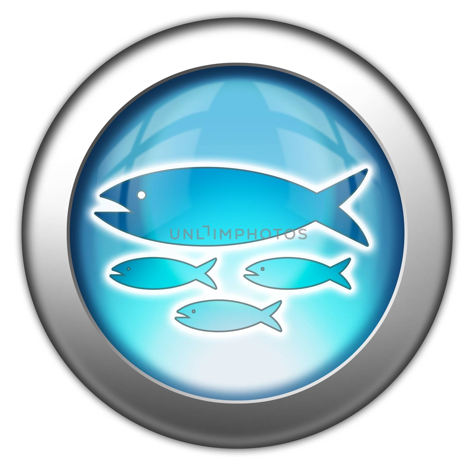 Icon, Button, Pictogram Fish Hatchery by mindscanner