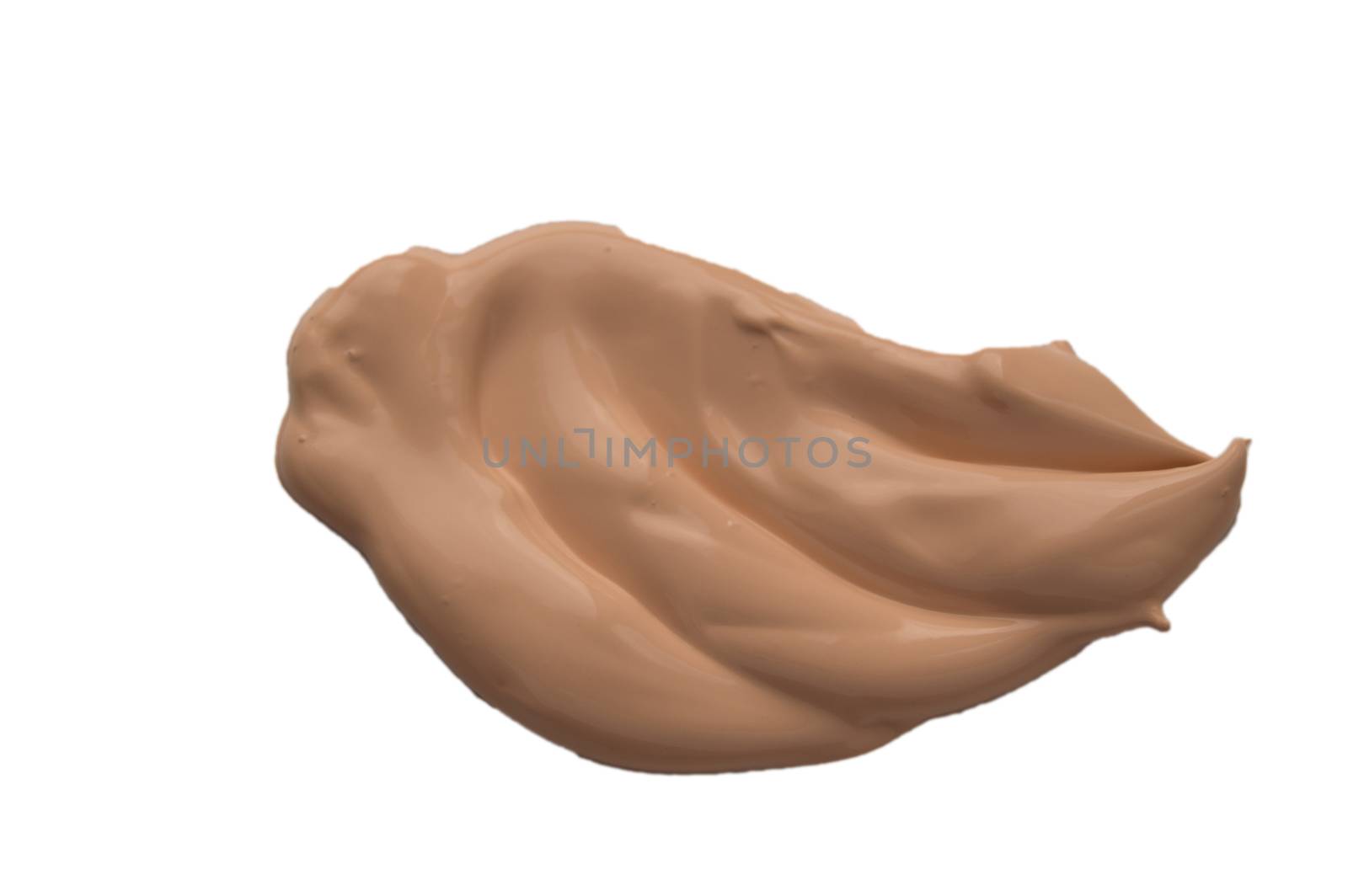 Beige Foundation isolated on white background. Skin concealer by claire_lucia