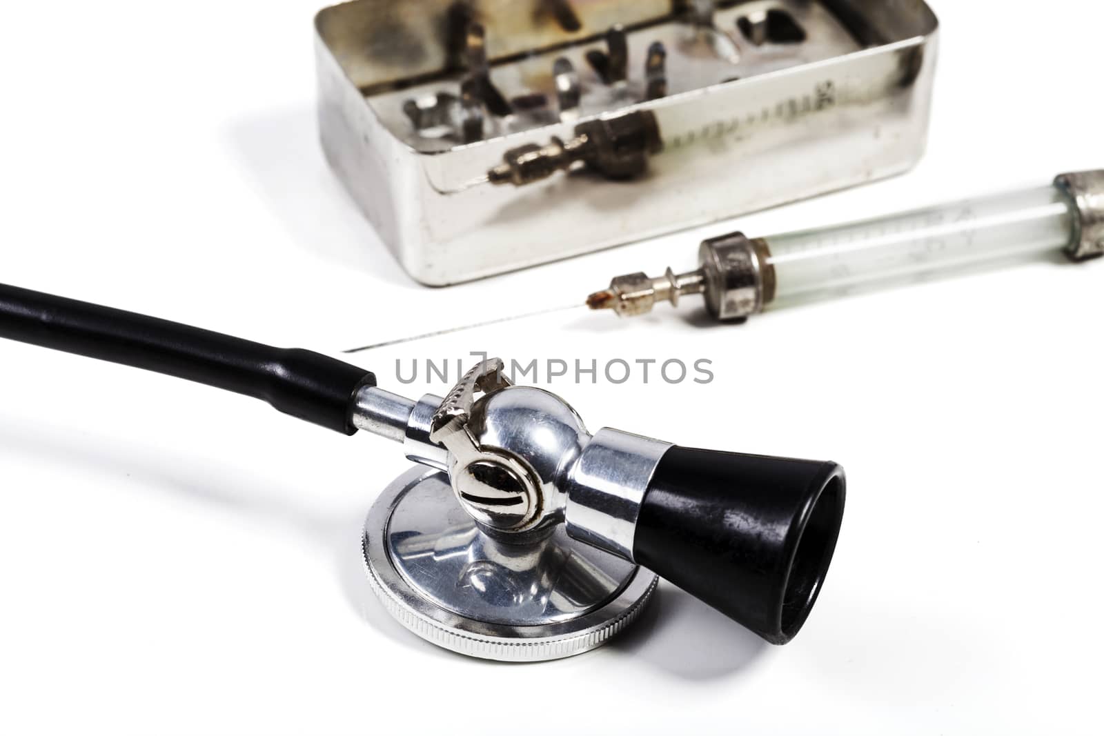 Old Glass Syringe by orcearo