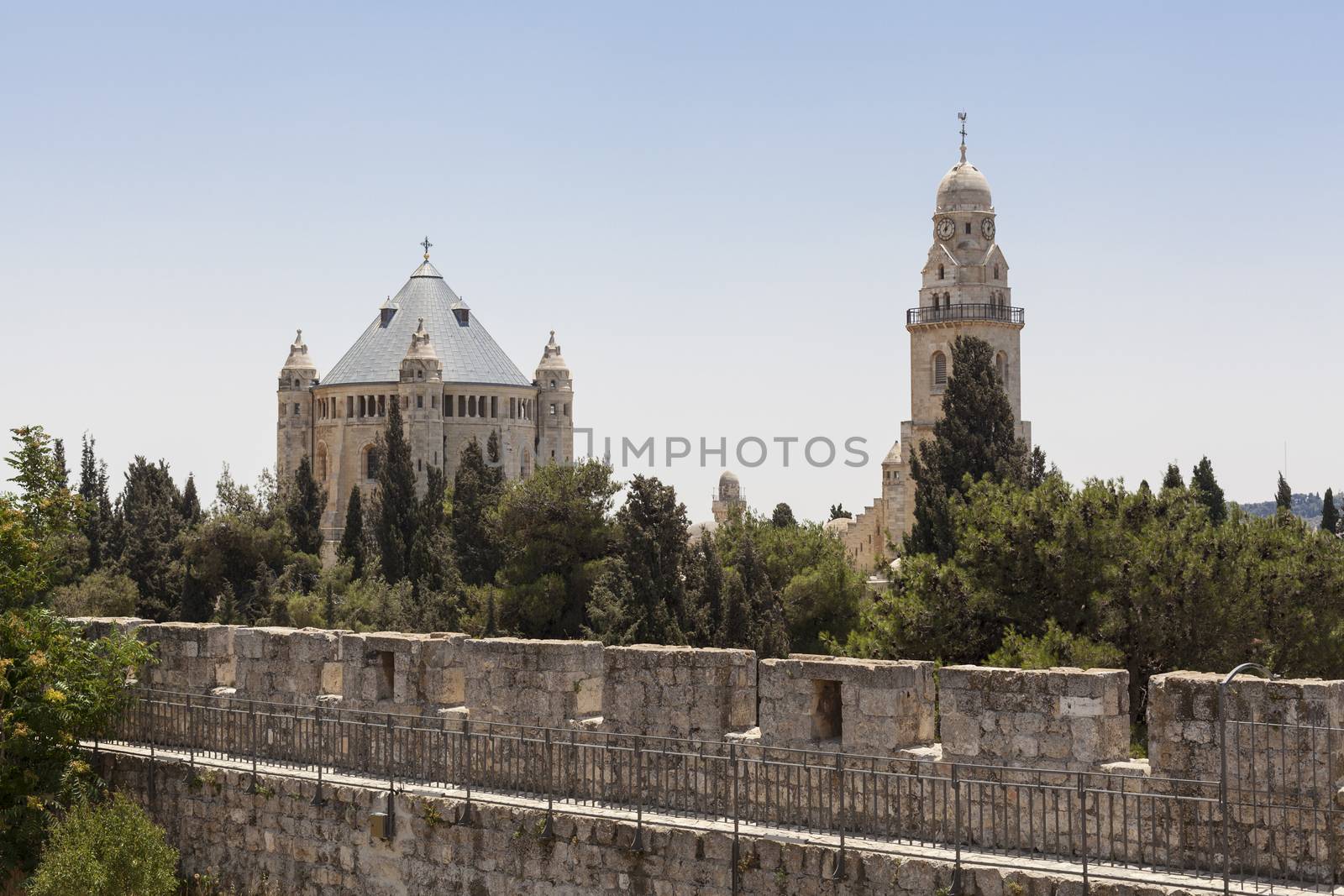 Two Curch in the old city of Jerusalem