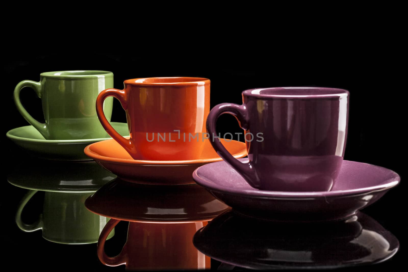 Colorful Coffee Cups by orcearo