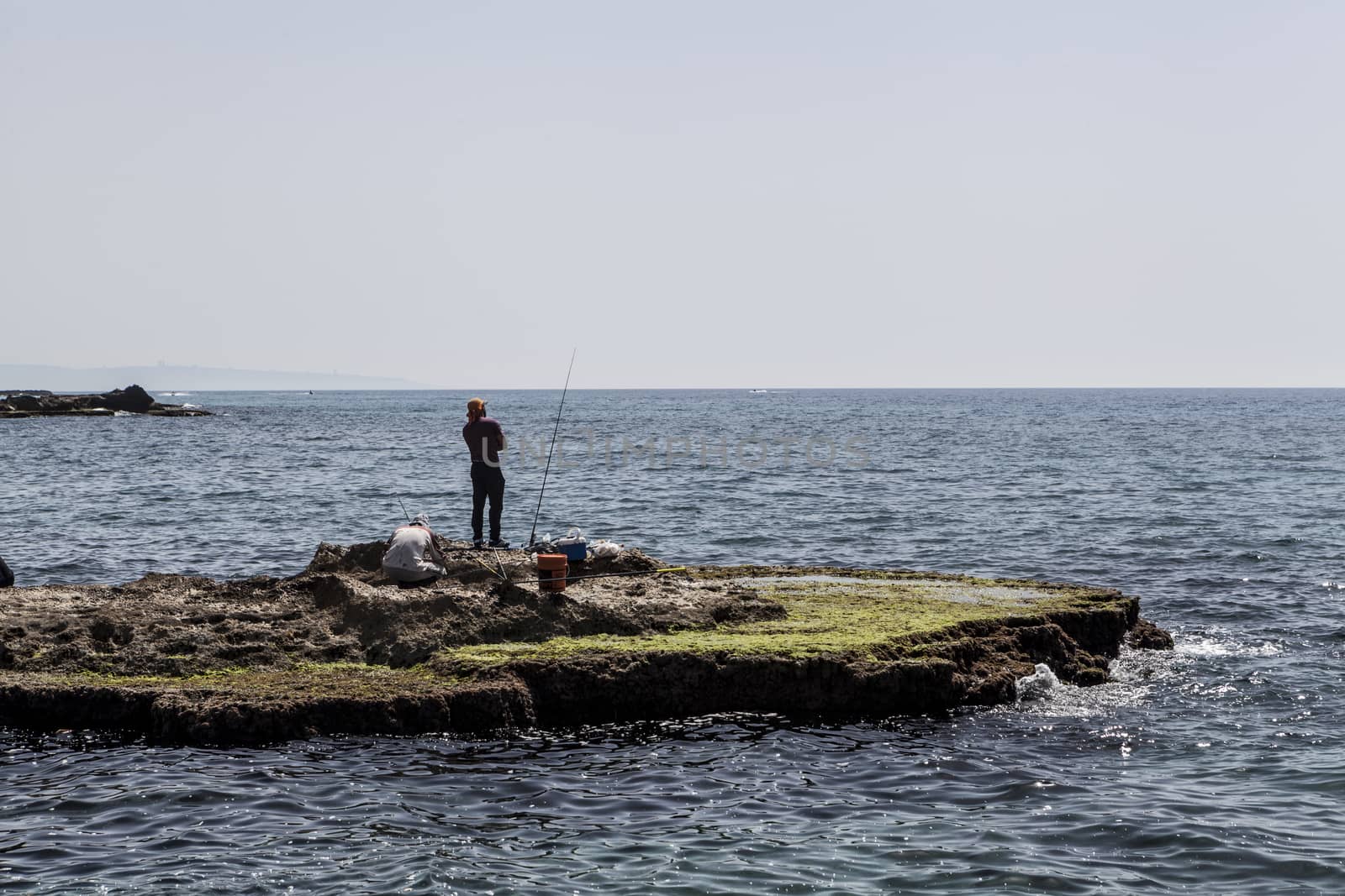 Fisherman and Sea by orcearo