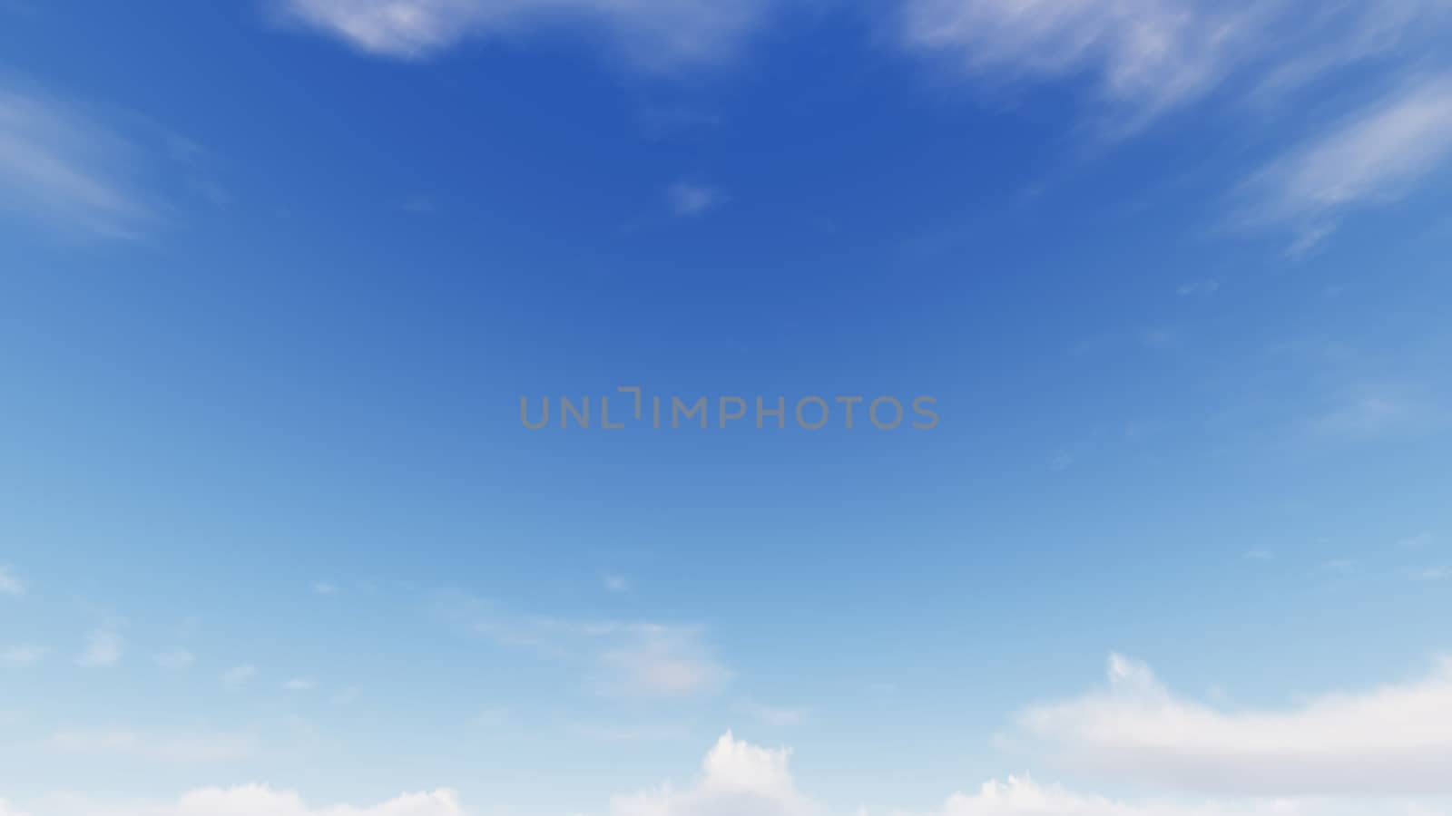 Cloudy blue sky abstract background, blue sky background with tiny clouds, 3d rendering

