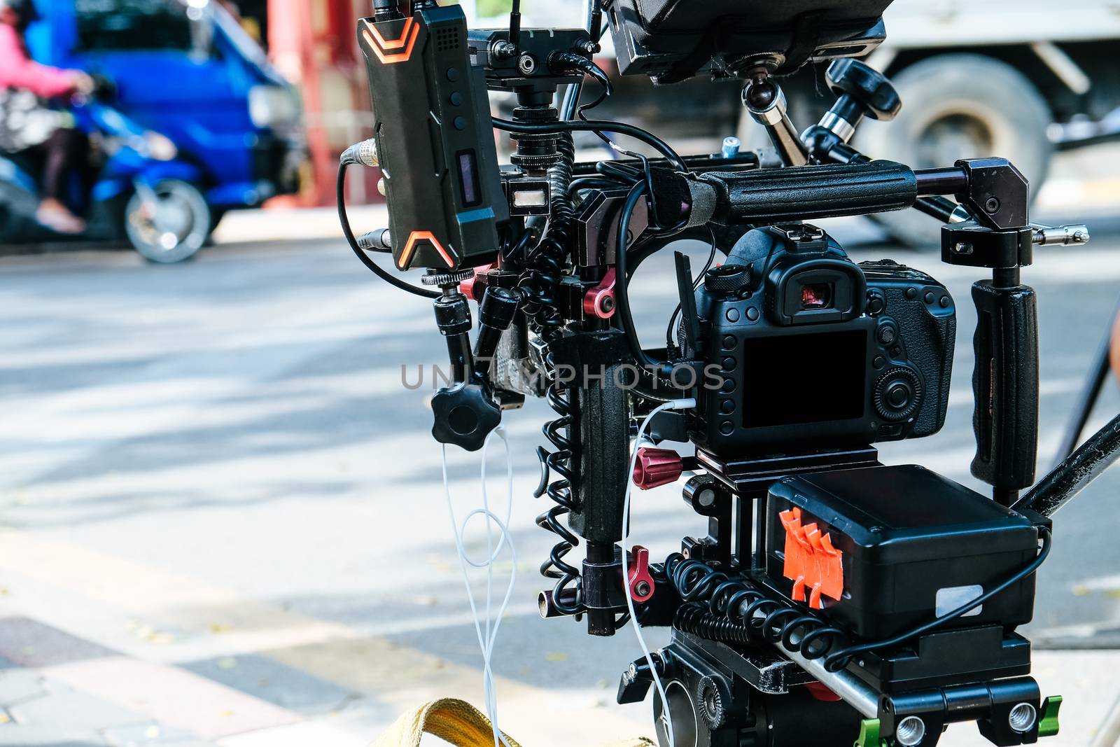 Film Crew. Behind the scenes