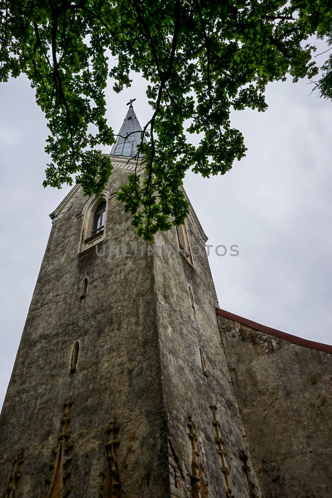 Evangelic Lutheran Church in Koknese, Latvia. Koknese Evangelical Lutheran Church was built in 1687. 