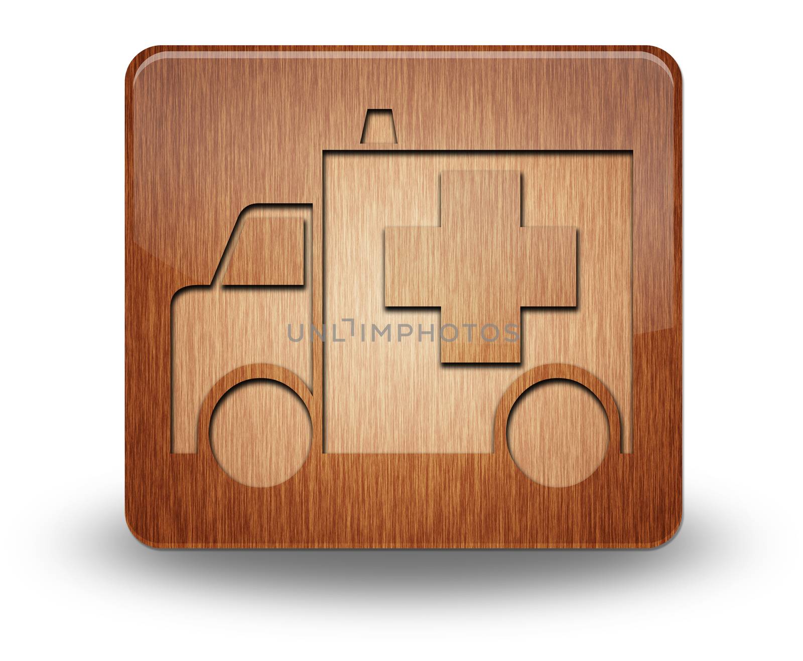 Icon, Button, Pictogram Ambulance by mindscanner