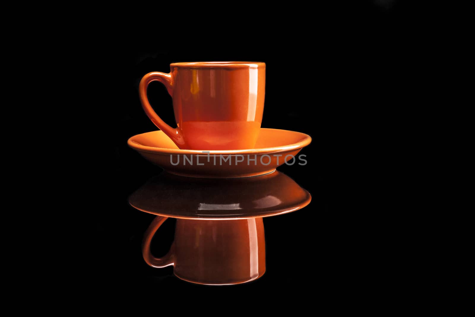 Orange Coffee Cup by orcearo