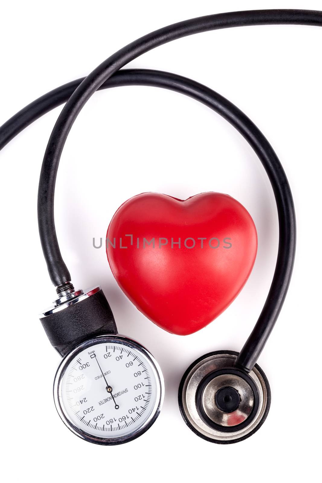 Red Heart and Stethoscope by orcearo