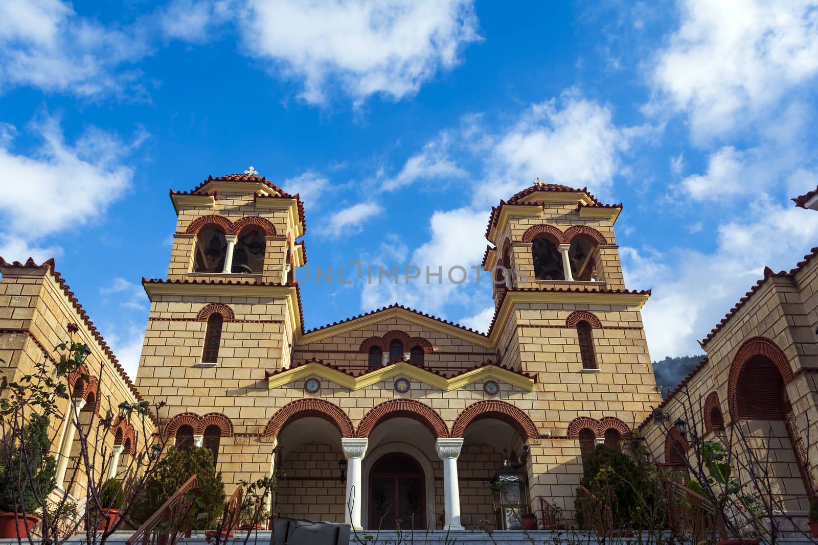 Christian orthodox monastery of the Virgin Mary in Malevi, Peloponnese, Greece. It is one of the most important monasteries in the Kynouria province.