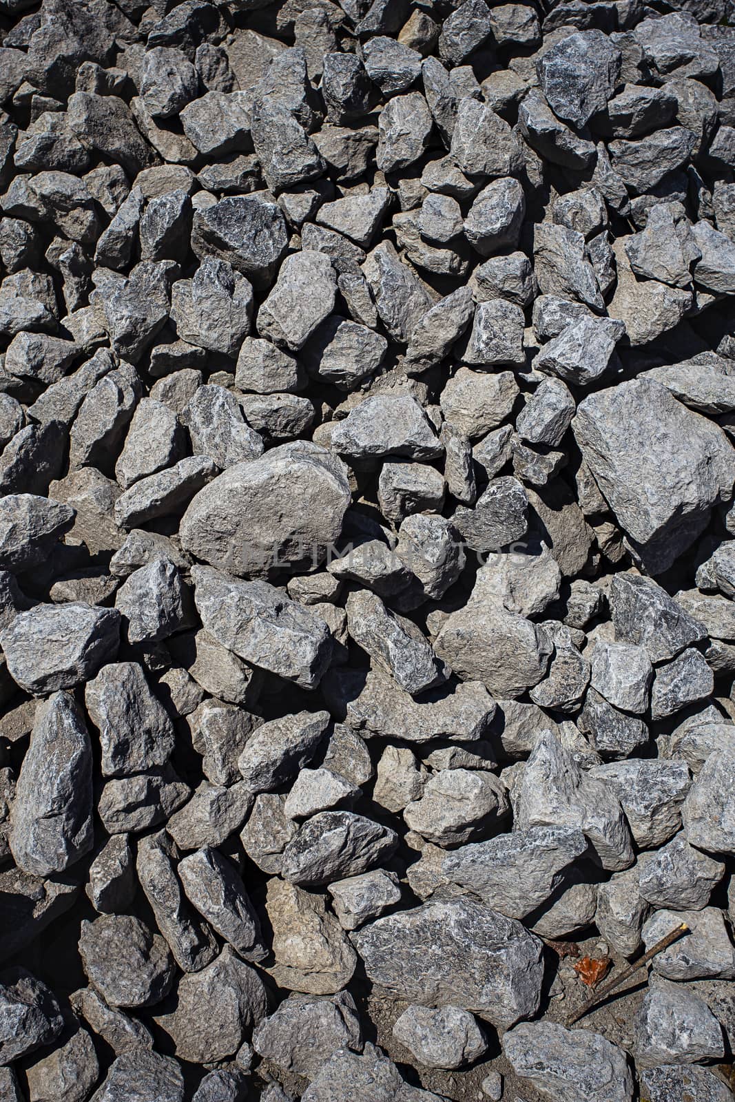 texture made out of rock pile in a construction yard