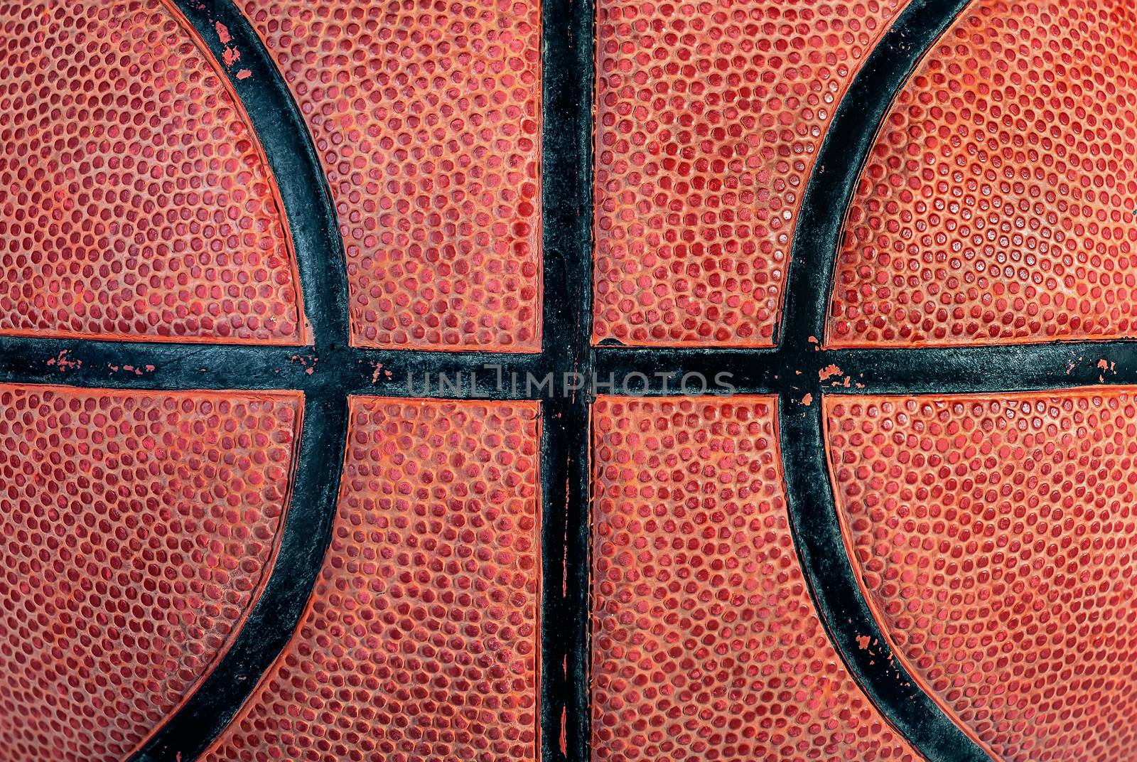 Part of old basketball ball by Cipariss
