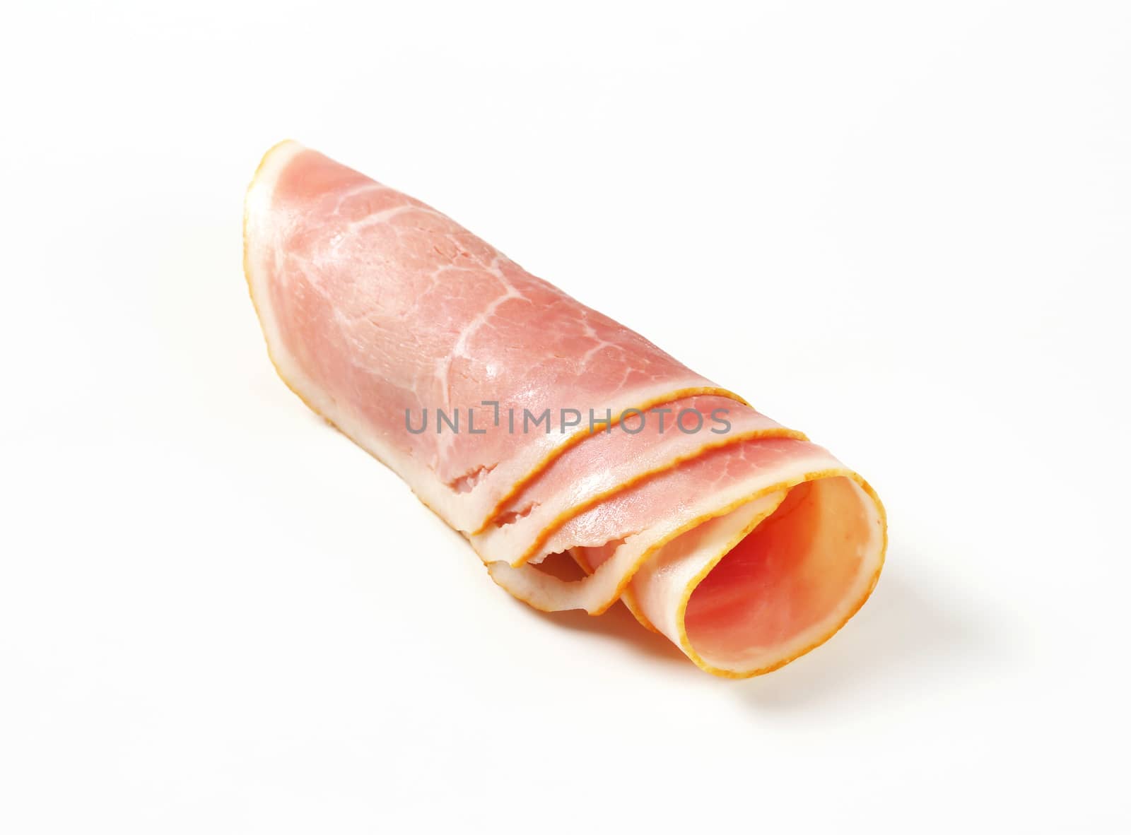 Thin slices of cooked ham (Prosciutto Cotto)