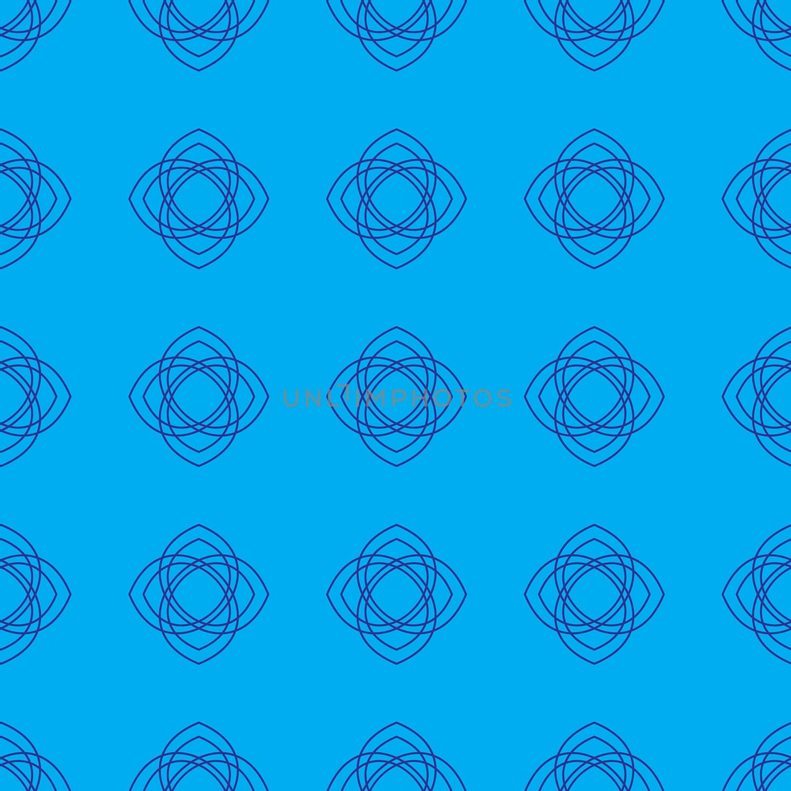 Seamless vector pattern on the light blue background