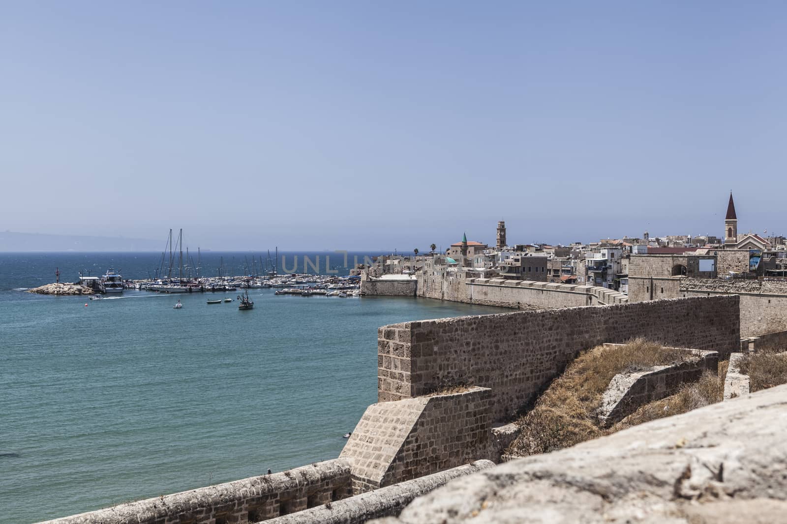 Beautiful image of old city near sea