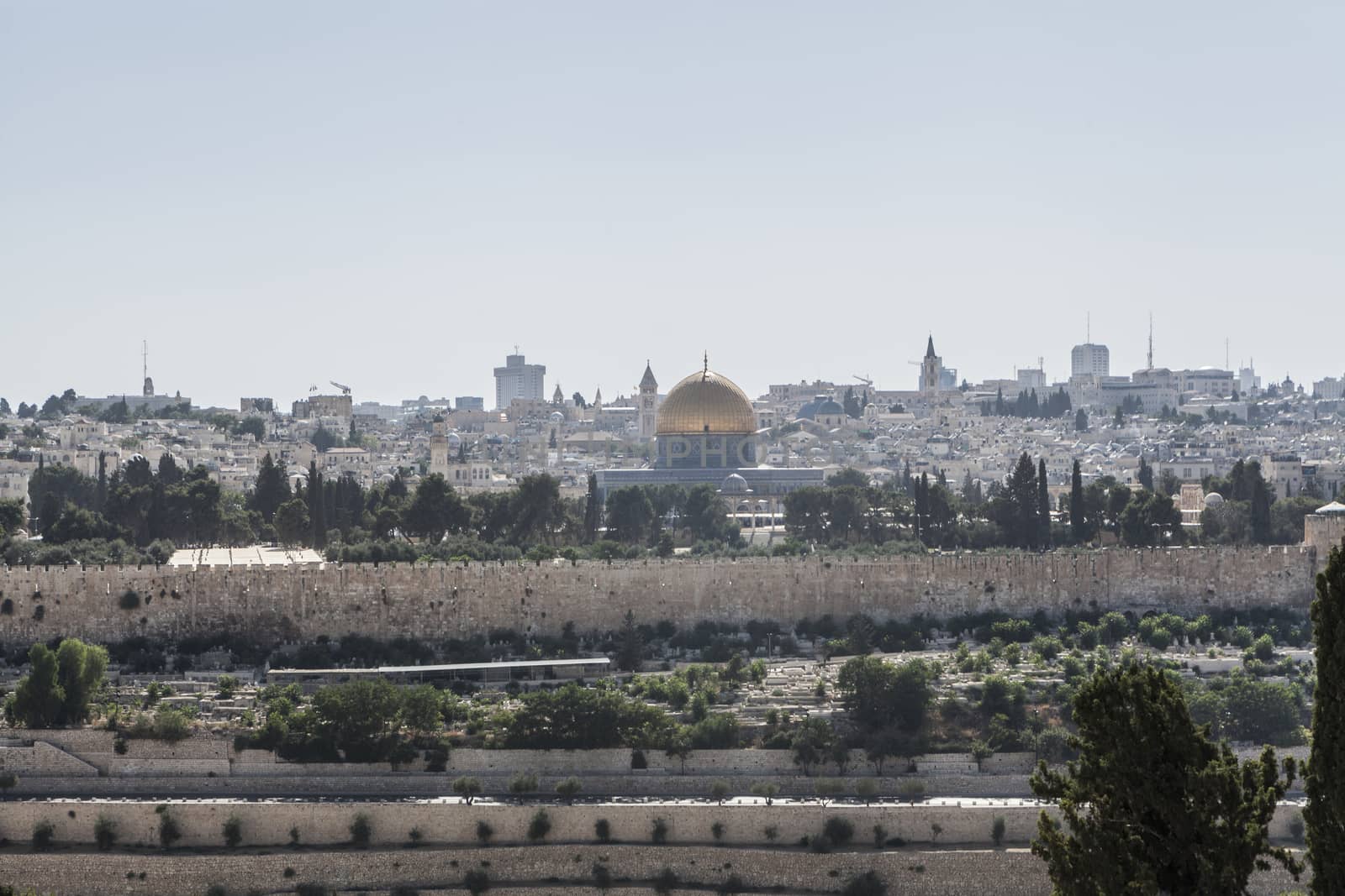 Beautiful picture of a Jerusalem old city in Israel