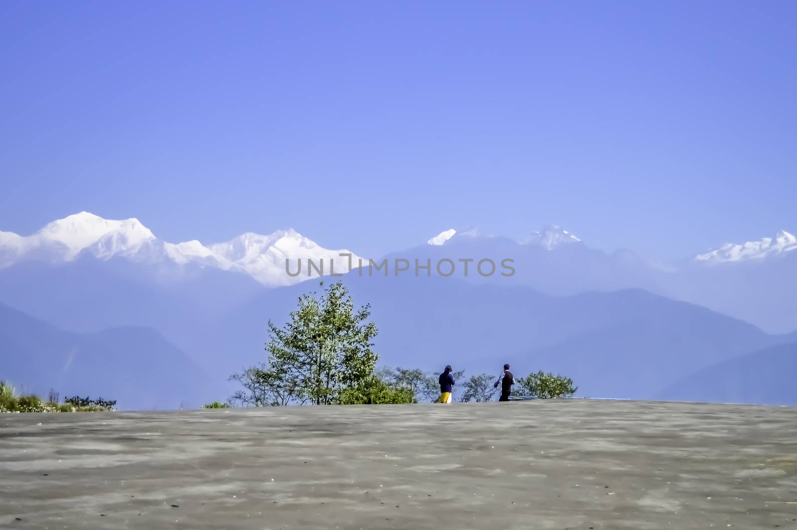 Kanchanjungha range from dzongri pass sikkim near Pelling Helipad by sudiptabhowmick