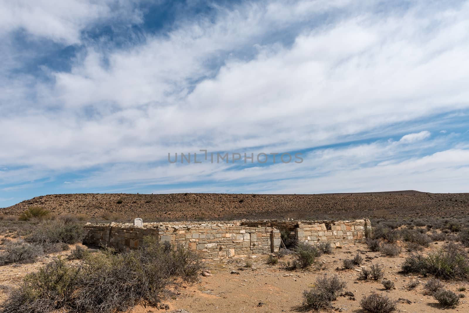 An historic cemetery on the direct route between Middelpos and Williston in the Northern Cape Province of South Africa