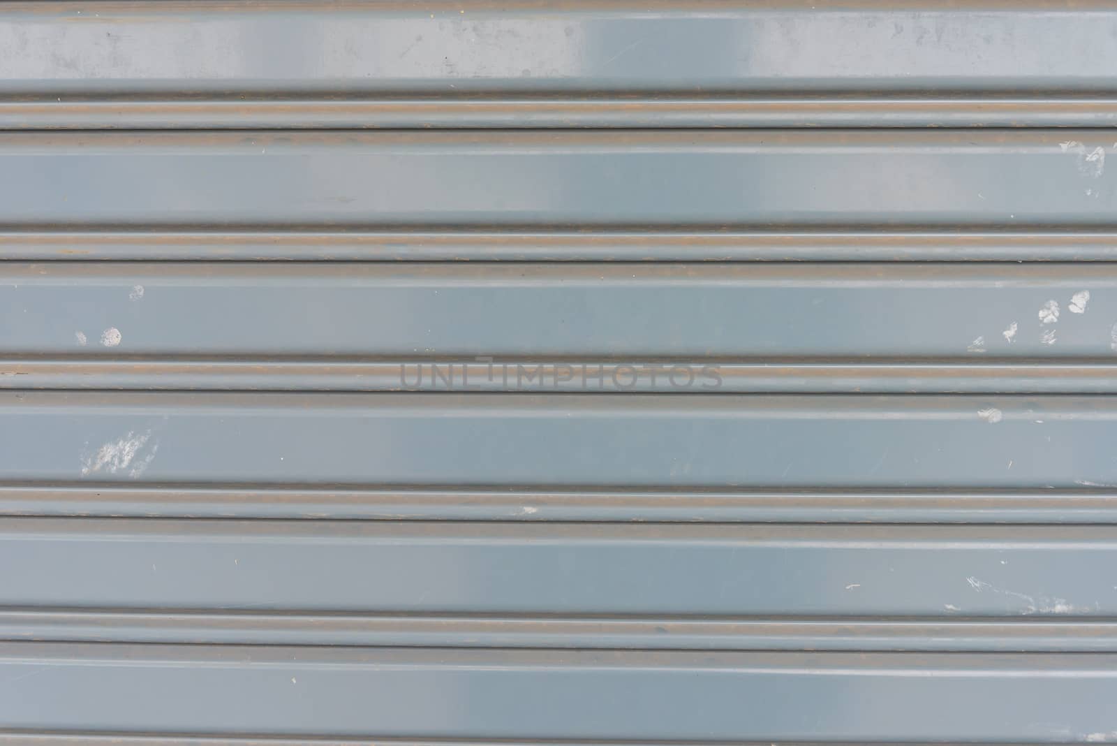 Zoom shot of Steel shutters for background.