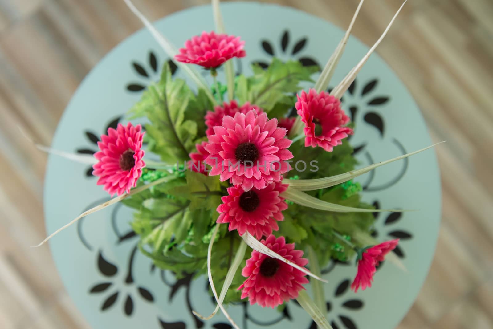 Flowers used to decorate on a table