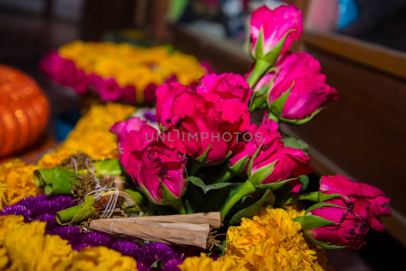 Flowers for weddings in Thailand. custom, tradition.