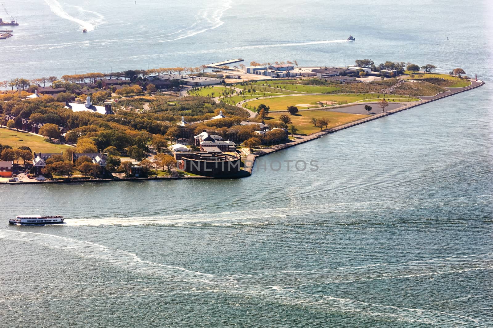 New York, USA, Governors Island National Monument in Upper New York Bay