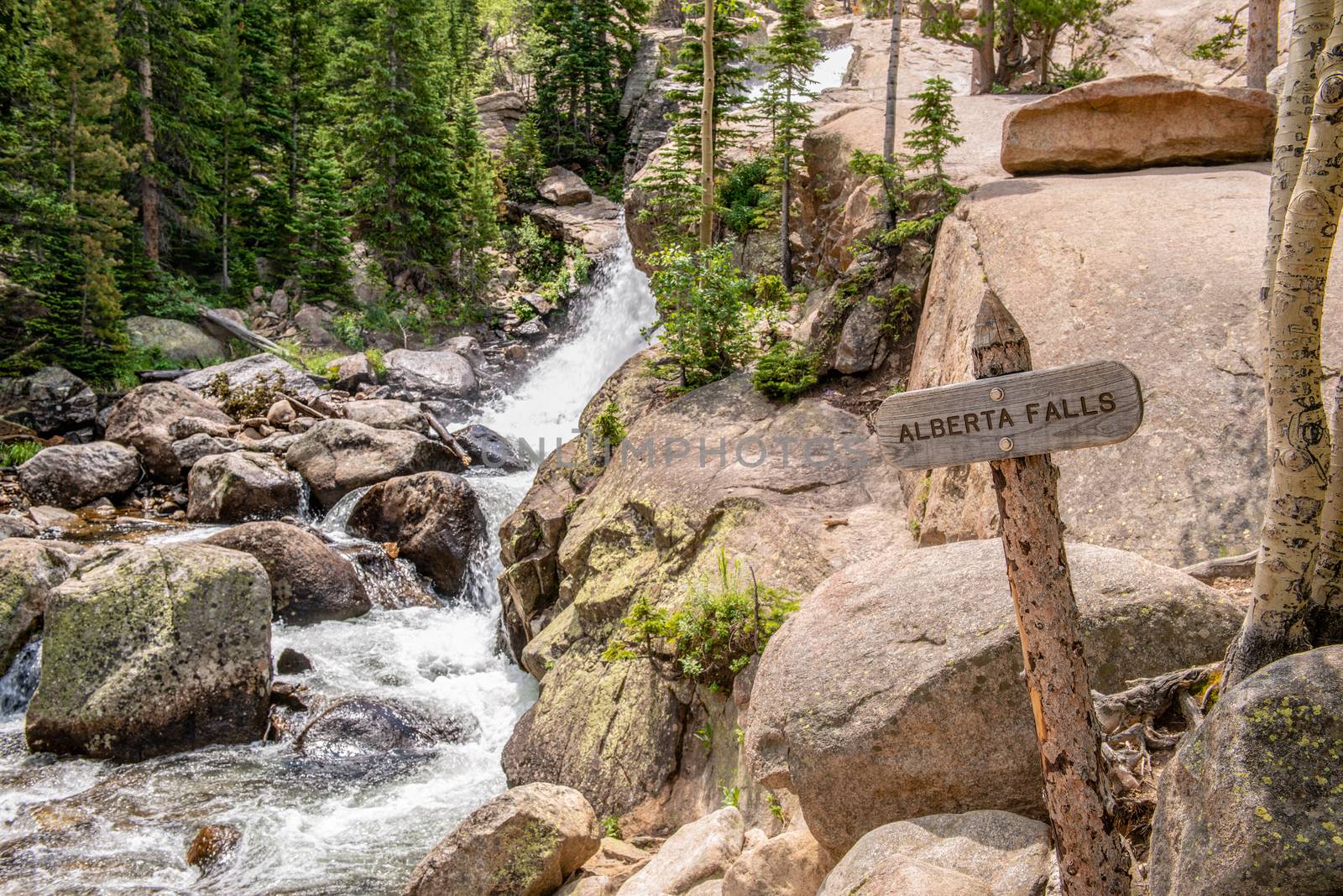 Alberta Falls in Rocky Mountain National Park, Colorado