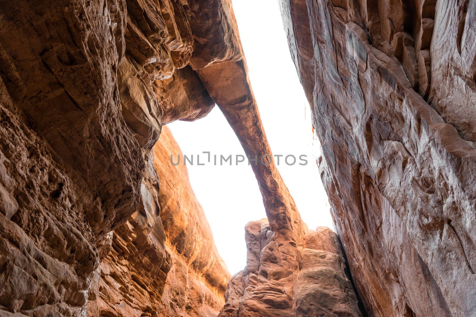 Surprise Arch in Fiery Furnace in Arches National Park, Utah by Njean