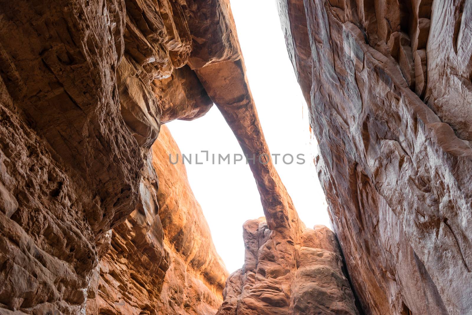 Surprise Arch in Fiery Furnace in Arches National Park, Utah