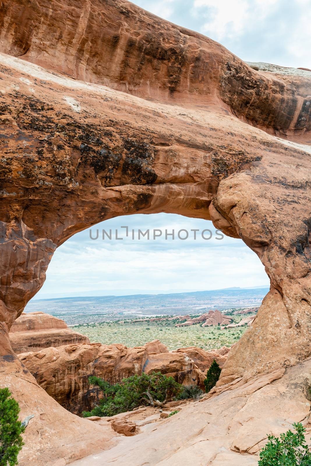 Partition Arch in Devils Garden Trail in Arches National Park, Utah by Njean